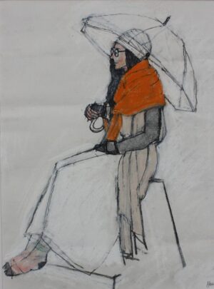 Girl With Umbrella (study) le Sue Hook