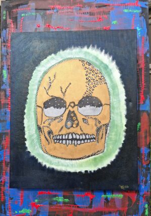 An Cloigeann Punk/ The Punk Skull le Tomás Mac Stíofáin Bairéad