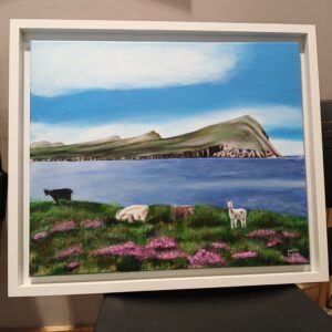 Three Sisters with Goats le Barbie Begley