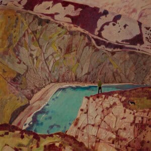 Fear le Madra Coarach os Cionn an tSáis le Niall Naessens